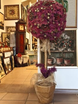 photo of the decorative tree in the gift store