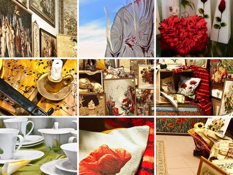 collage of different gifts 
