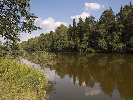 The river Chusovaja. Sverdlovsk area. A landscape..