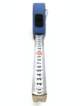 Photo of the tape-line against the white background