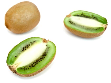 Photo of the kiwi against the white background