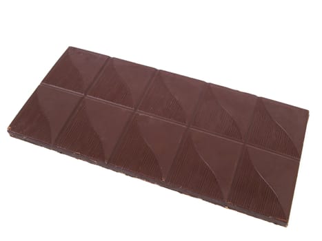 sweet chocolate over the white background