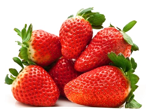 photo of the delicious red garden strawberry