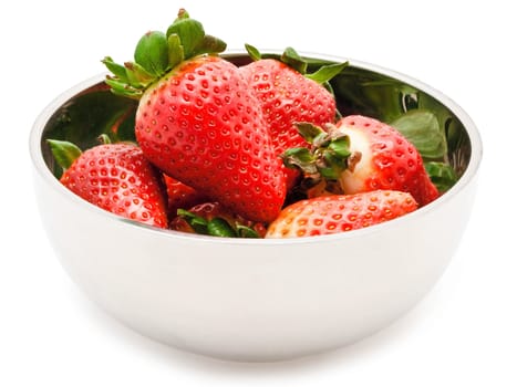 photo of the delicious red garden strawberry