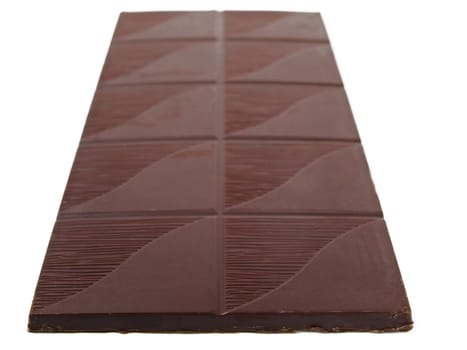sweet chocolate over the white background