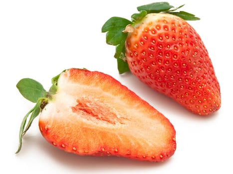 photo of the delicious red garden strawberry