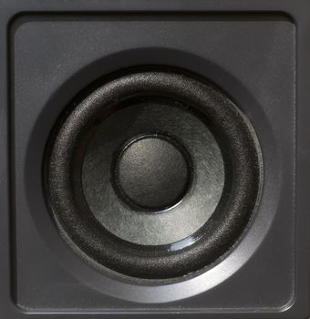 Black speaker for audio reproduction