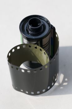 A roll of film for photo slides
