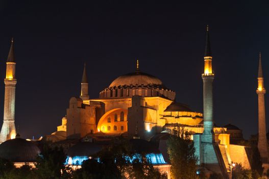 Famous Hagia Sofia in Istanbul, Turkey