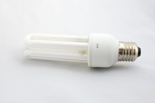  A compact fluorescent light bulb 