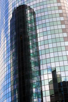 Tall Building with reflections - Aukland. New Zealand