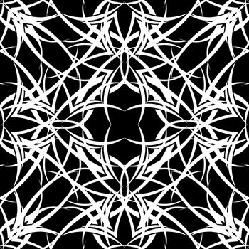 Negative seamless repeating design with an web inspired background