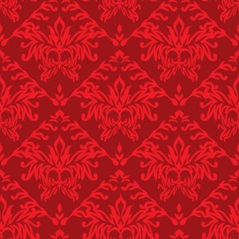 Red seamless repeat design background that seamless pattern