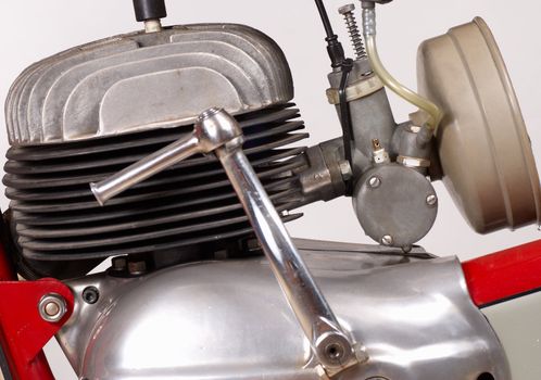Classic single cylinder four stroke engine