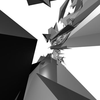 Abstract 3D render for whatever you like. Very high quality with white background.