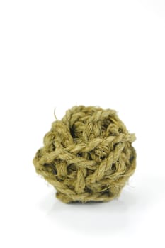 Decorative balls isolated against a white background