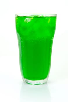 Soda drinks isolated against a white background