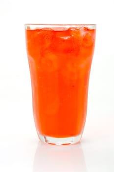 Soda drinks isolated against a white background