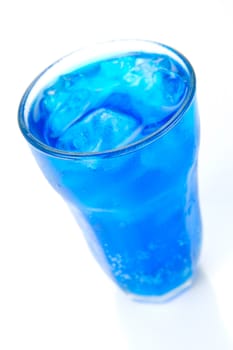 Soda drinks isolated against a white background