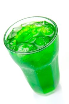 Soda drinks isolated against a white background