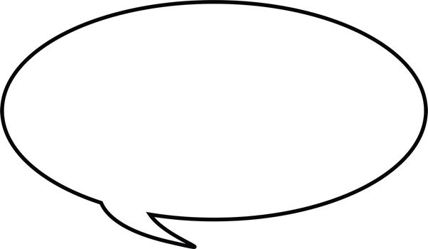 Thought or speech bubble. Could be used as a text space or in a comic strip