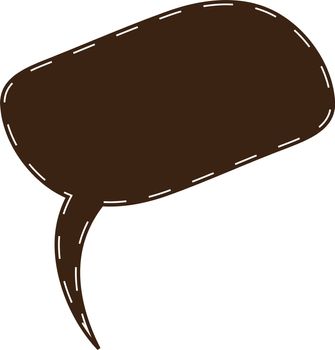 Thought or speech bubble. Could be used as a text space or in a comic strip