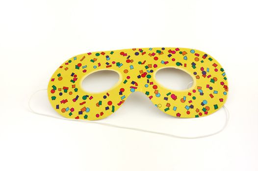 Carnival Mask isolated over a white background