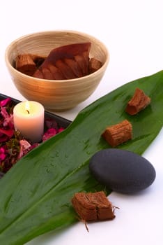 This image present some aspects of spa treatment