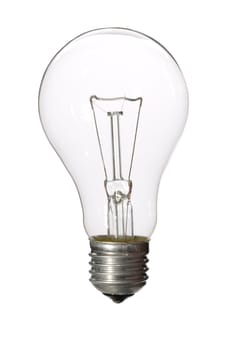 Electric bulb isolated on white background