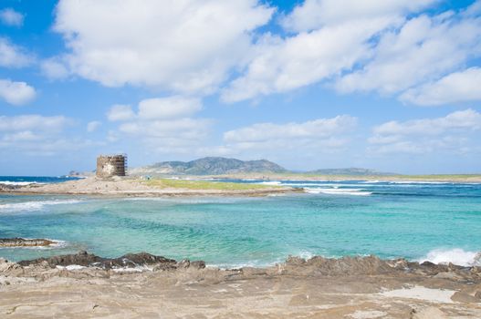 rocks on the beach of Stintino in Sardinia