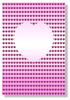 pink heart background