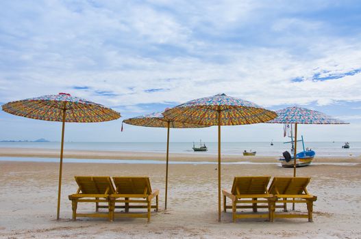this picture is Hua Hin beach,Thailand