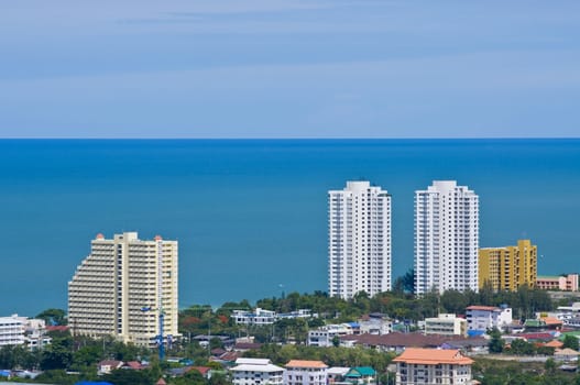 Hua Hin city landscape Thailand