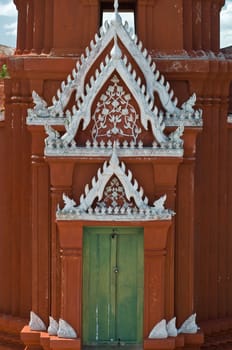 Thai temple door