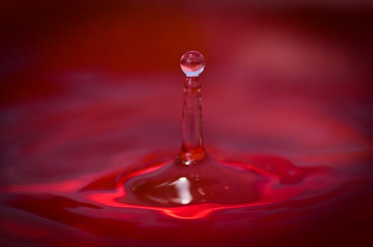 red drops background