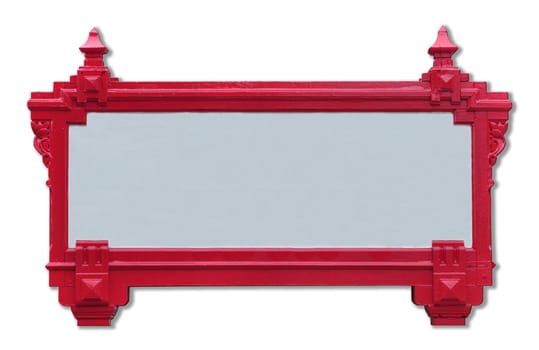 red sign board