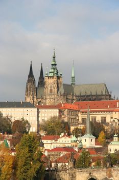 Prague Cathedral on Prague Castle, Czech Republic