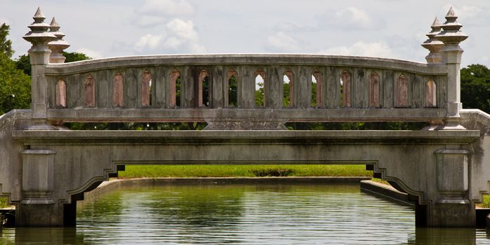 bridge in garden