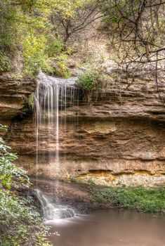 autumn waterfall 