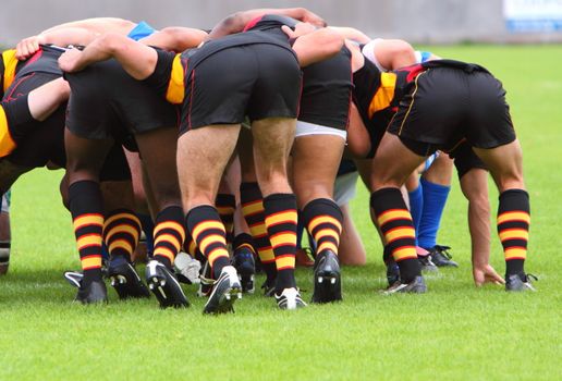 rugby scrum