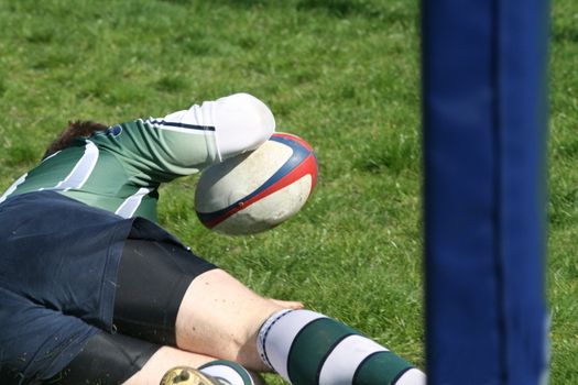 rugby try