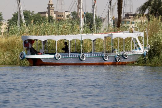 We take a closer look at life on Nile River on MAY 27, 2008, while having a felucca sailboat ride from Aswan to Elephantine Island and to a nubian village.