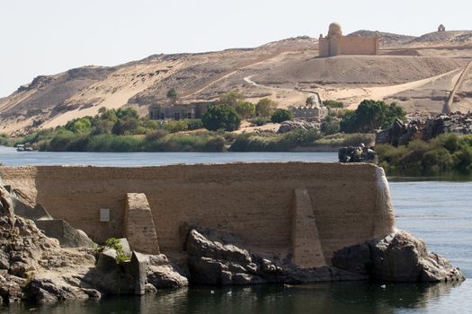 We take a closer look at life on Nile River on MAY 27, 2008, while having a felucca sailboat ride from Aswan to Elephantine Island and to a nubian village.