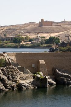 We take a closer look at life on Nile River on MAY 27, 2008, while having a felucca sailboat ride from Aswan to Elephantine Island and to a nubian village.