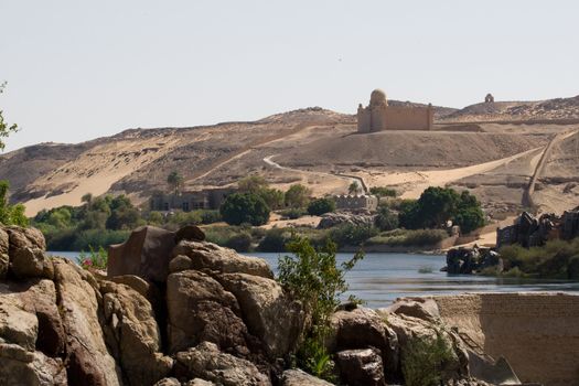 We take a closer look at life on Nile River on MAY 27, 2008, while having a felucca sailboat ride from Aswan to Elephantine Island and to a nubian village.