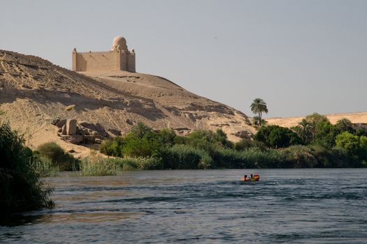 We take a closer look at life on Nile River on MAY 27, 2008, while having a felucca sailboat ride from Aswan to Elephantine Island and to a nubian village.