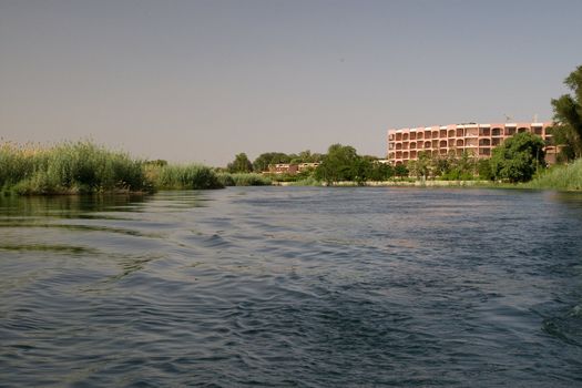 We take a closer look at life on Nile River on MAY 27, 2008, while having a felucca sailboat ride from Aswan to Elephantine Island and to a nubian village.