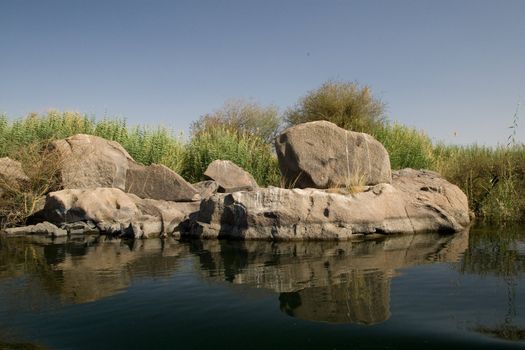 We take a closer look at life on Nile River on MAY 27, 2008, while having a felucca sailboat ride from Aswan to Elephantine Island and to a nubian village.