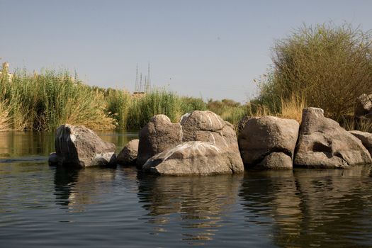 We take a closer look at life on Nile River on MAY 27, 2008, while having a felucca sailboat ride from Aswan to Elephantine Island and to a nubian village.