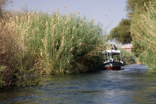 We take a closer look at life on Nile River on MAY 27, 2008, while having a felucca sailboat ride from Aswan to Elephantine Island and to a nubian village.